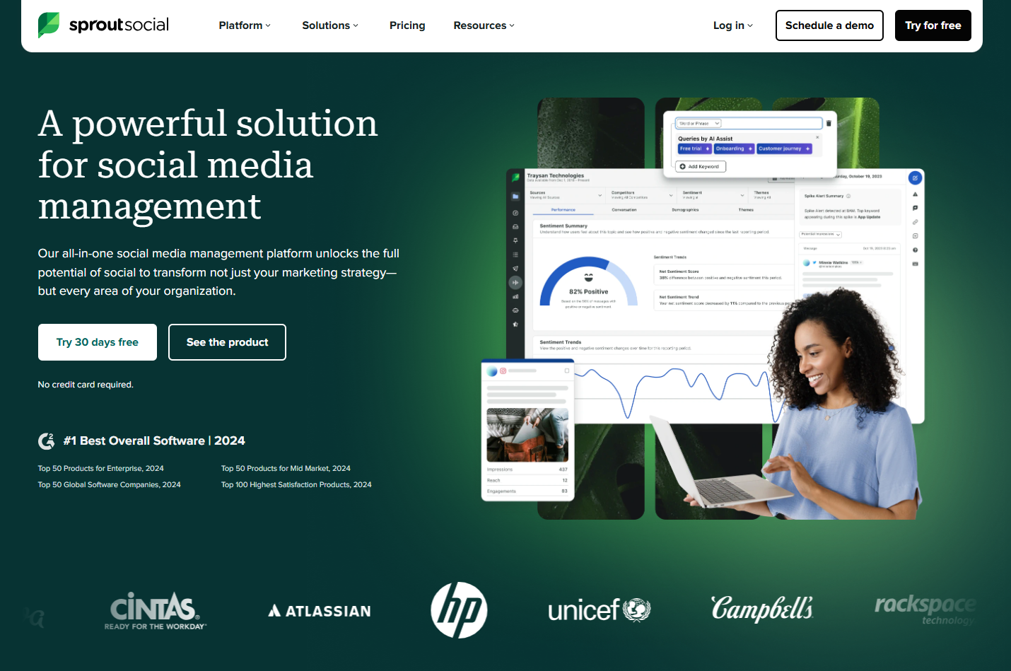 Sprout Social Homepage